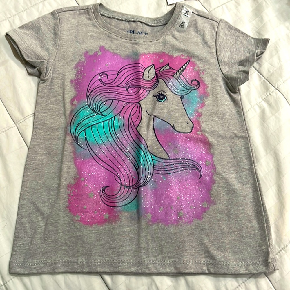 COPY - The Childrens Place Girls Unicorn Tshirt